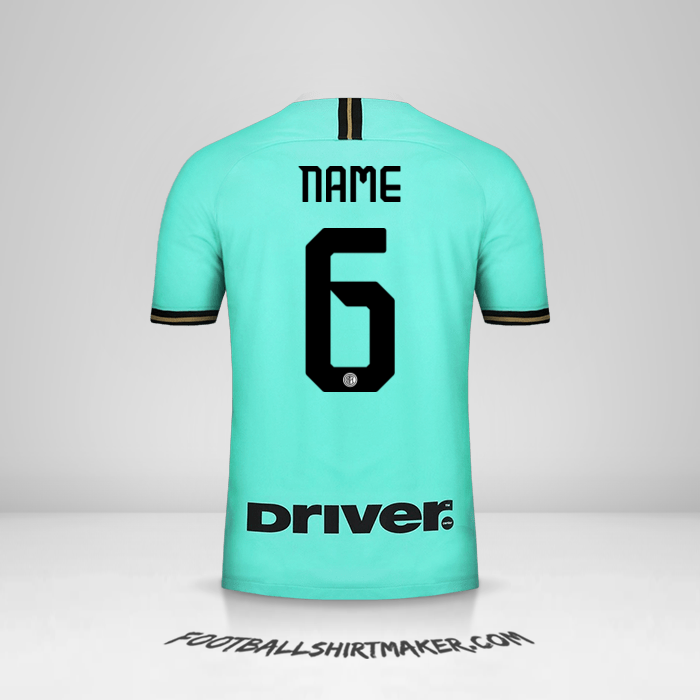 Jersey Inter 2019/20 Away -  name - 6