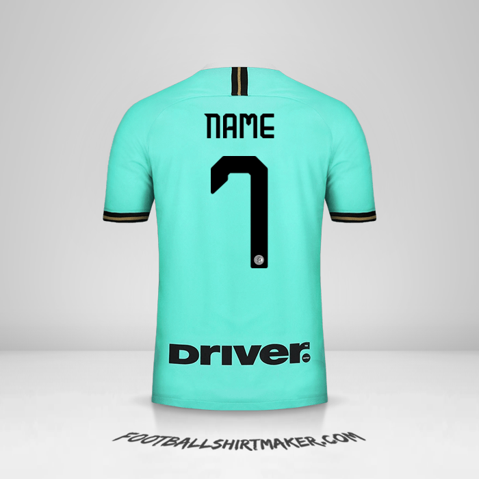 Jersey Inter 2019/20 Away -  name - 7