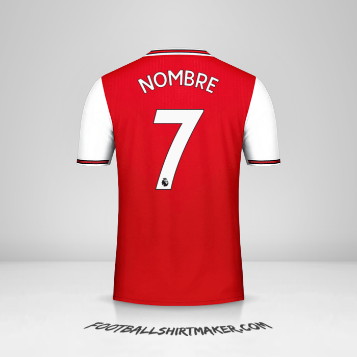 Camiseta Arsenal 2019/20 -  nombre - 7