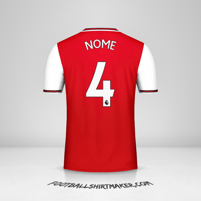 Camisola Arsenal 2019/20 -  nome - 4