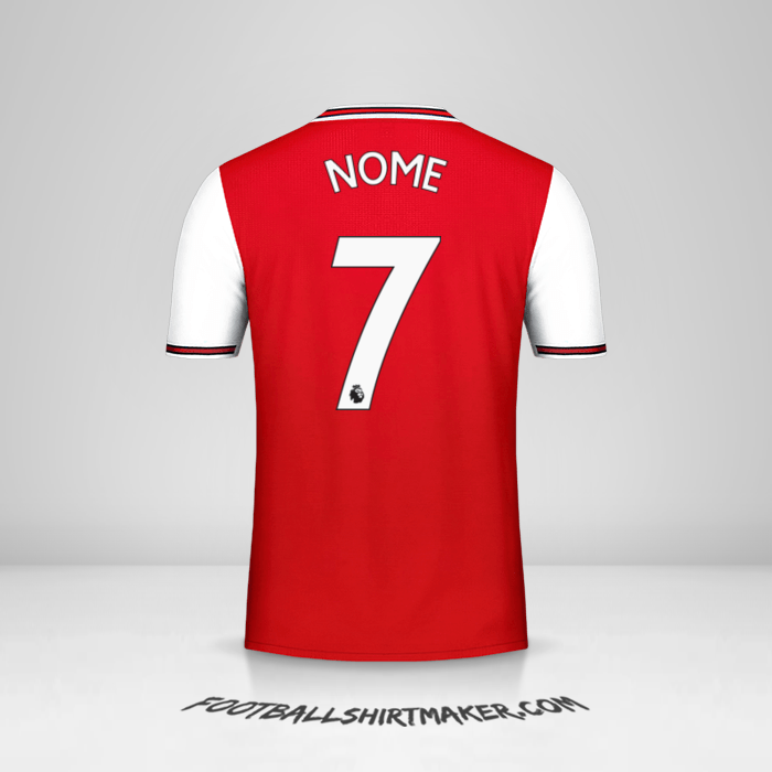 Camisa Arsenal 2019/20 -  nome - 7