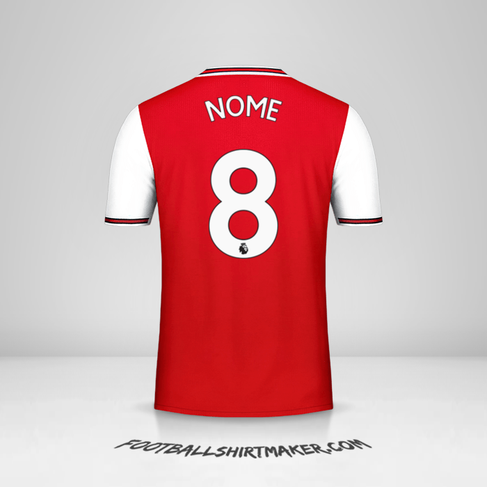 Camisa Arsenal 2019/20 -  nome - 8