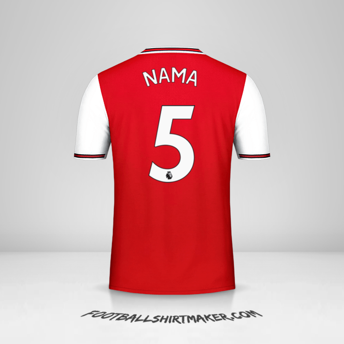 Jersey Arsenal 2019/20 -  nama - 5