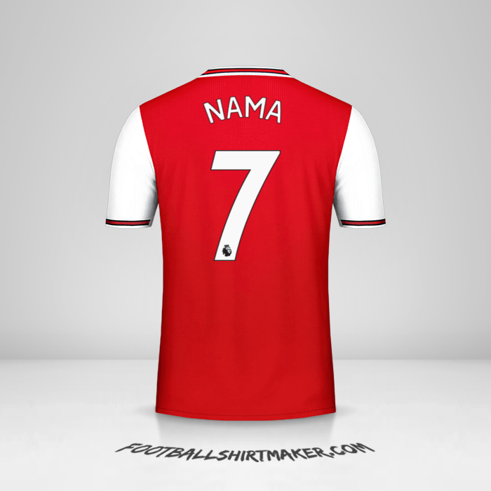 Jersey Arsenal 2019/20 -  nama - 7