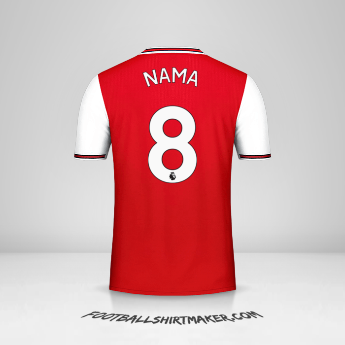 Jersey Arsenal 2019/20 -  nama - 8