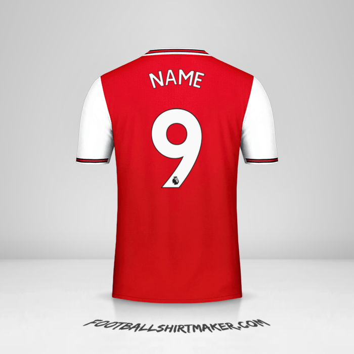 Trikot Arsenal 2019/20 -  name - 9