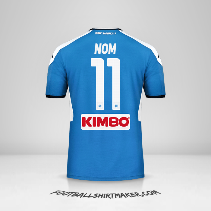 Maillot SSC Napoli 2019/20 -  nom - 11