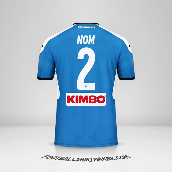 Maillot SSC Napoli 2019/20 -  nom - 2