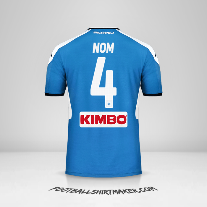 Maillot SSC Napoli 2019/20 -  nom - 4