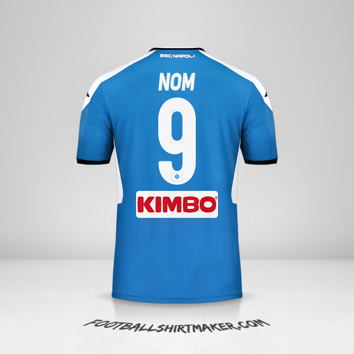 Maillot SSC Napoli 2019/20 -  nom - 9