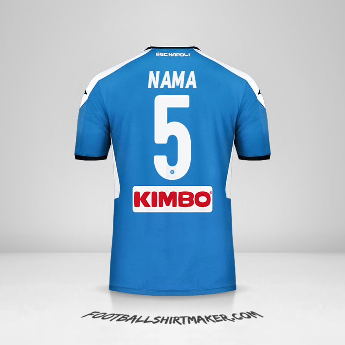 Jersey SSC Napoli 2019/20 -  nama - 5