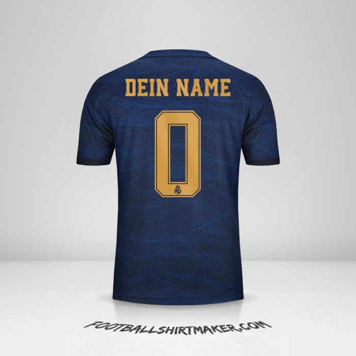 Trikot Real Madrid CF Cup 2019/20 II -  dein name - 0