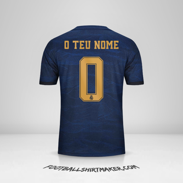Camisola Real Madrid CF 2019/20 Cup II  -  o teu nome - 0