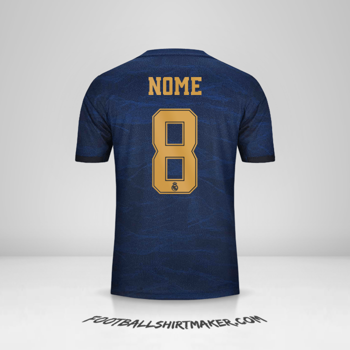 Camisola Real Madrid CF Cup 2019/20 Alternativa -  nome - 8