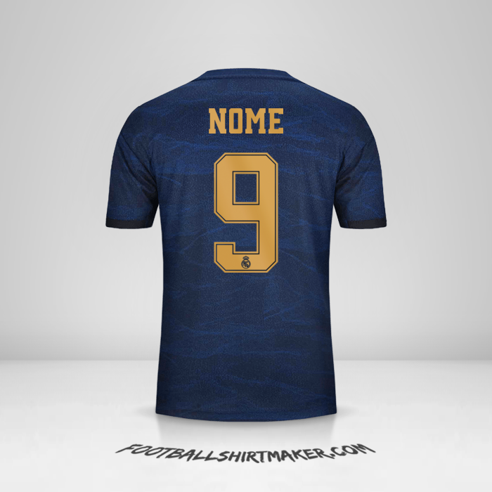 Camisa Real Madrid CF Cup 2019/20 Alternativa -  nome - 9