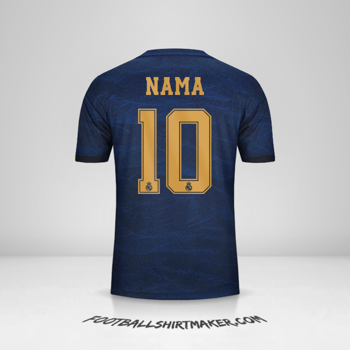 Jersey Real Madrid CF Cup 2019/20 Alternatif -  nama - 10