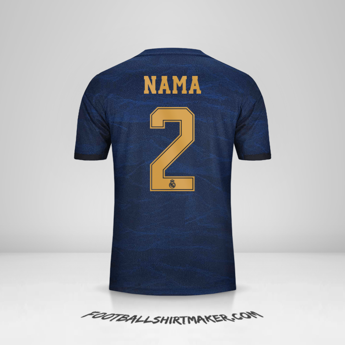 Jersey Real Madrid CF Cup 2019/20 Alternatif -  nama - 2