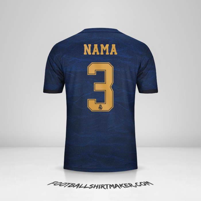 Jersey Real Madrid CF Cup 2019/20 Alternatif -  nama - 3
