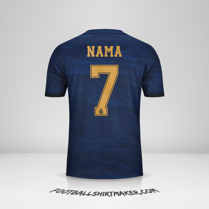 Jersey Real Madrid CF Cup 2019/20 Alternatif -  nama - 7