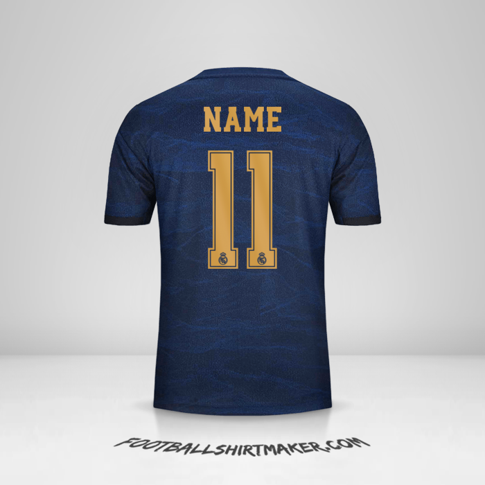 Trikot Real Madrid CF Cup 2019/20 Auswärts -  name - 11