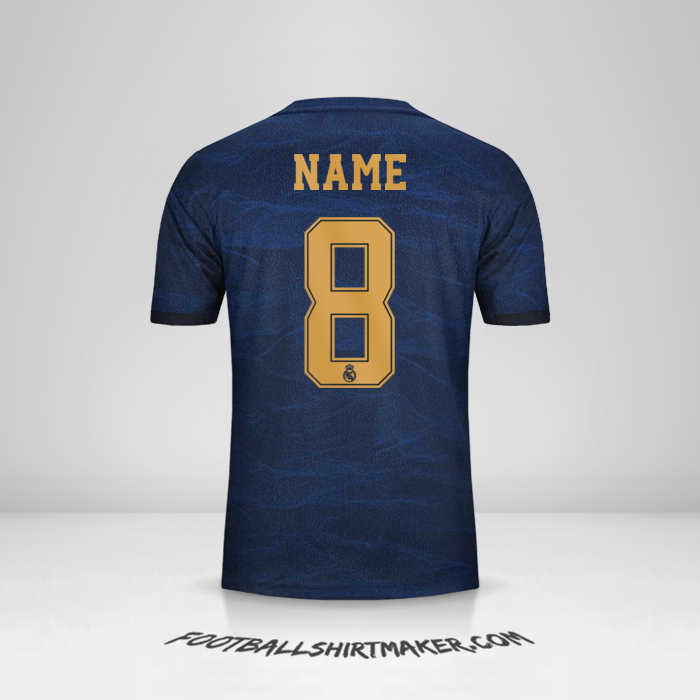 Trikot Real Madrid CF Cup 2019/20 Auswärts -  name - 8