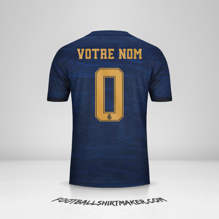 Maillot Real Madrid CF Cup 2019/20 II -  votre nom - 0