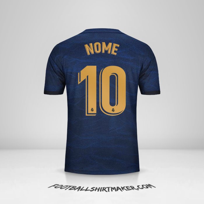 Maglia Real Madrid CF 2019/20 Seconda -  nome - 10
