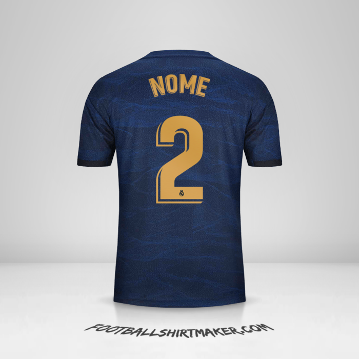 Maglia Real Madrid CF 2019/20 Seconda -  nome - 2