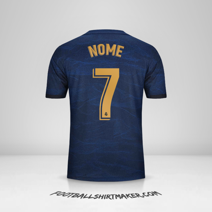 Camisa Real Madrid CF 2019/20 Alternativa -  nome - 7