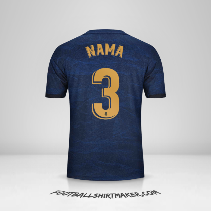 Jersey Real Madrid CF 2019/20 Alternatif -  nama - 3