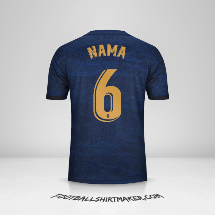 Jersey Real Madrid CF 2019/20 Alternatif -  nama - 6