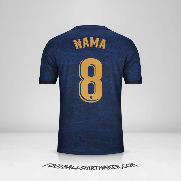 Jersey Real Madrid CF 2019/20 Alternatif -  nama - 8