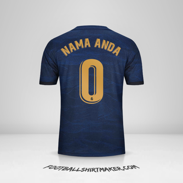 Jersey Real Madrid CF 2019/20 II -  nama anda - 0