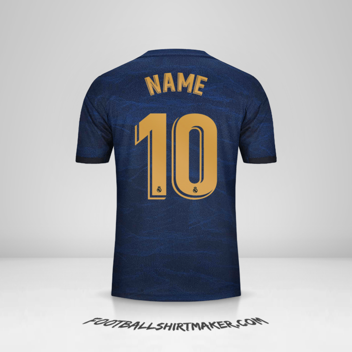 Jersey Real Madrid CF 2019/20 Away -  name - 10