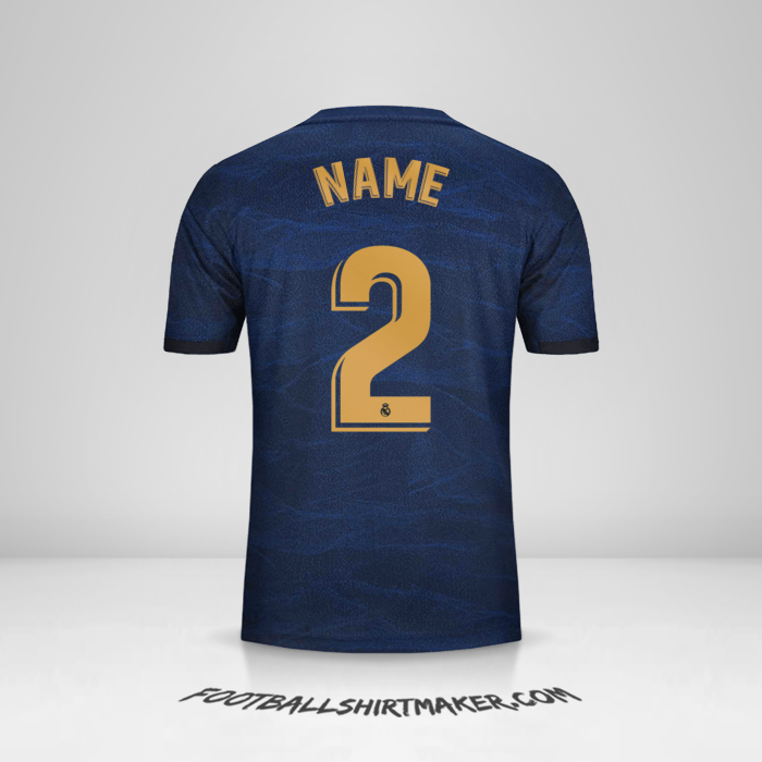 Shirt Real Madrid CF 2019/20 Away -  name - 2