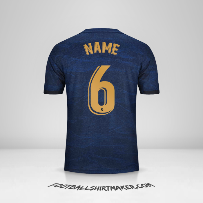 Trikot Real Madrid CF 2019/20 Auswärts -  name - 6