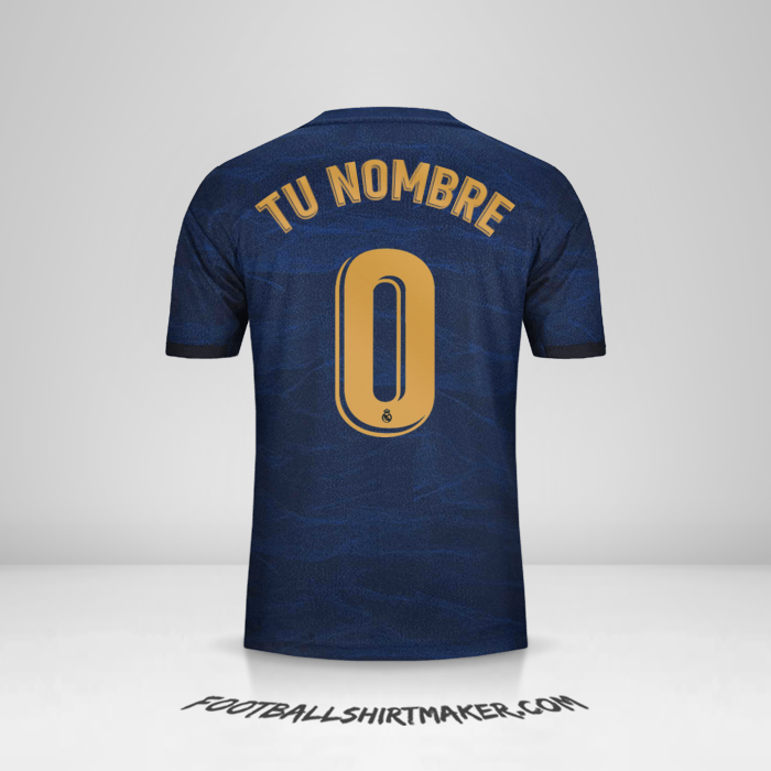 Camiseta Real Madrid CF 2019/20 II -  tu nombre - 0