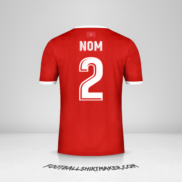 Maillot Maroc AFCON 2019 -  nom - 2