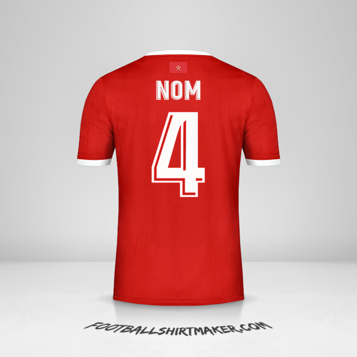Maillot Maroc AFCON 2019 -  nom - 4