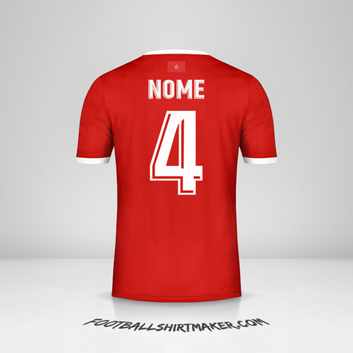 Camisa Marrocos AFCON 2019 -  nome - 4