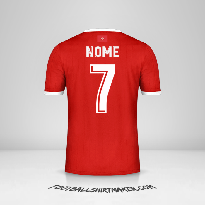 Camisa Marrocos AFCON 2019 -  nome - 7