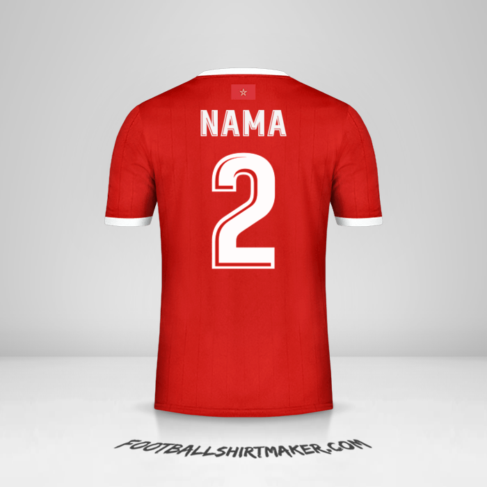 Jersey Maroko AFCON 2019 -  nama - 2