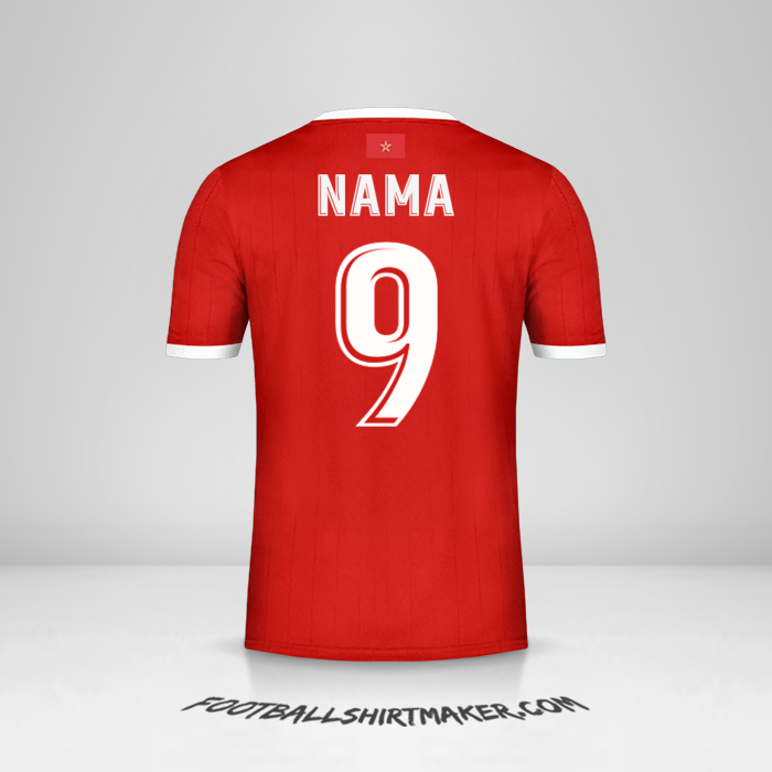 Jersey Maroko AFCON 2019 -  nama - 9