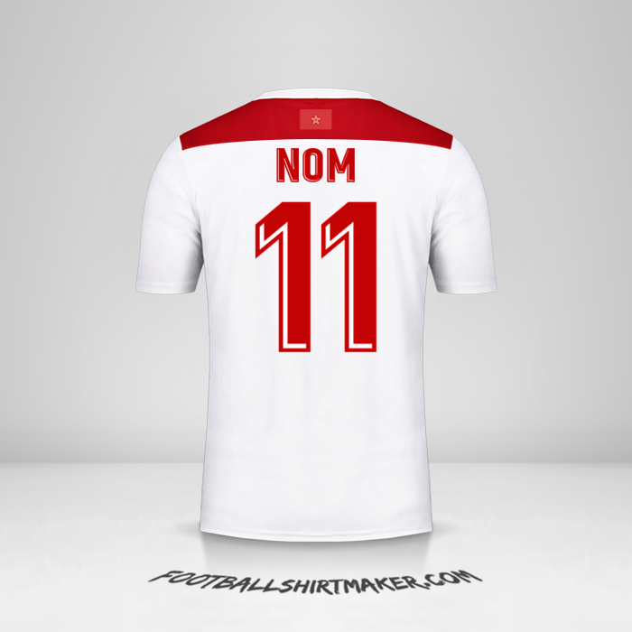 Maillot Maroc AFCON 2019 Extérieur -  nom - 11