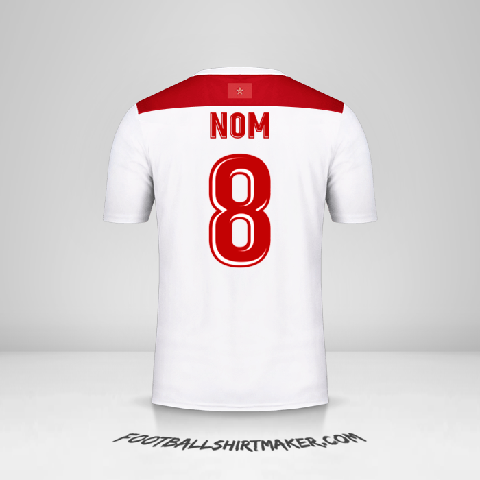 Maillot Maroc AFCON 2019 Extérieur -  nom - 8