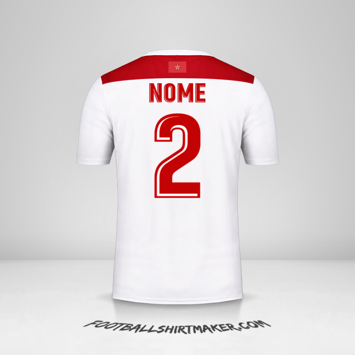 Maglia Marocco AFCON 2019 Seconda -  nome - 2