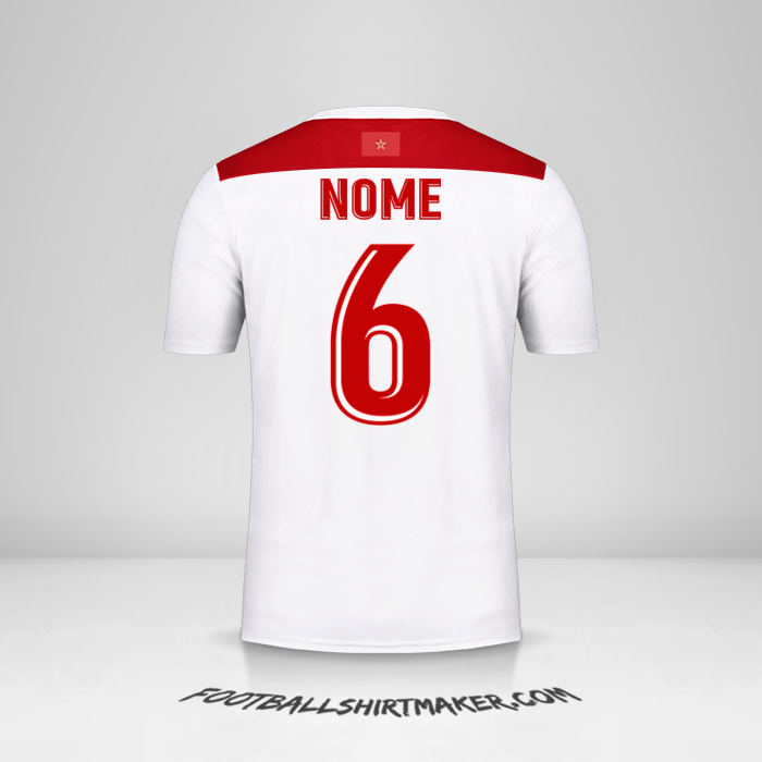 Camisola Marrocos AFCON 2019 Alternativa -  nome - 6
