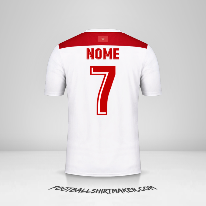 Maglia Marocco AFCON 2019 Seconda -  nome - 7
