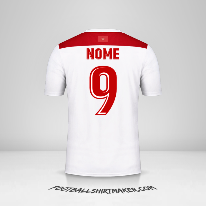 Camisa Marrocos AFCON 2019 Alternativa -  nome - 9