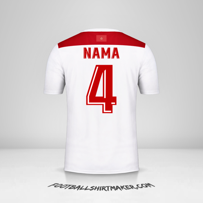 Jersey Maroko AFCON 2019 Alternatif -  nama - 4